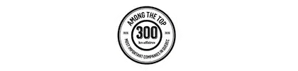 Logo_Amoung the Top 300 most important compagnies in quebec by Les Affaires