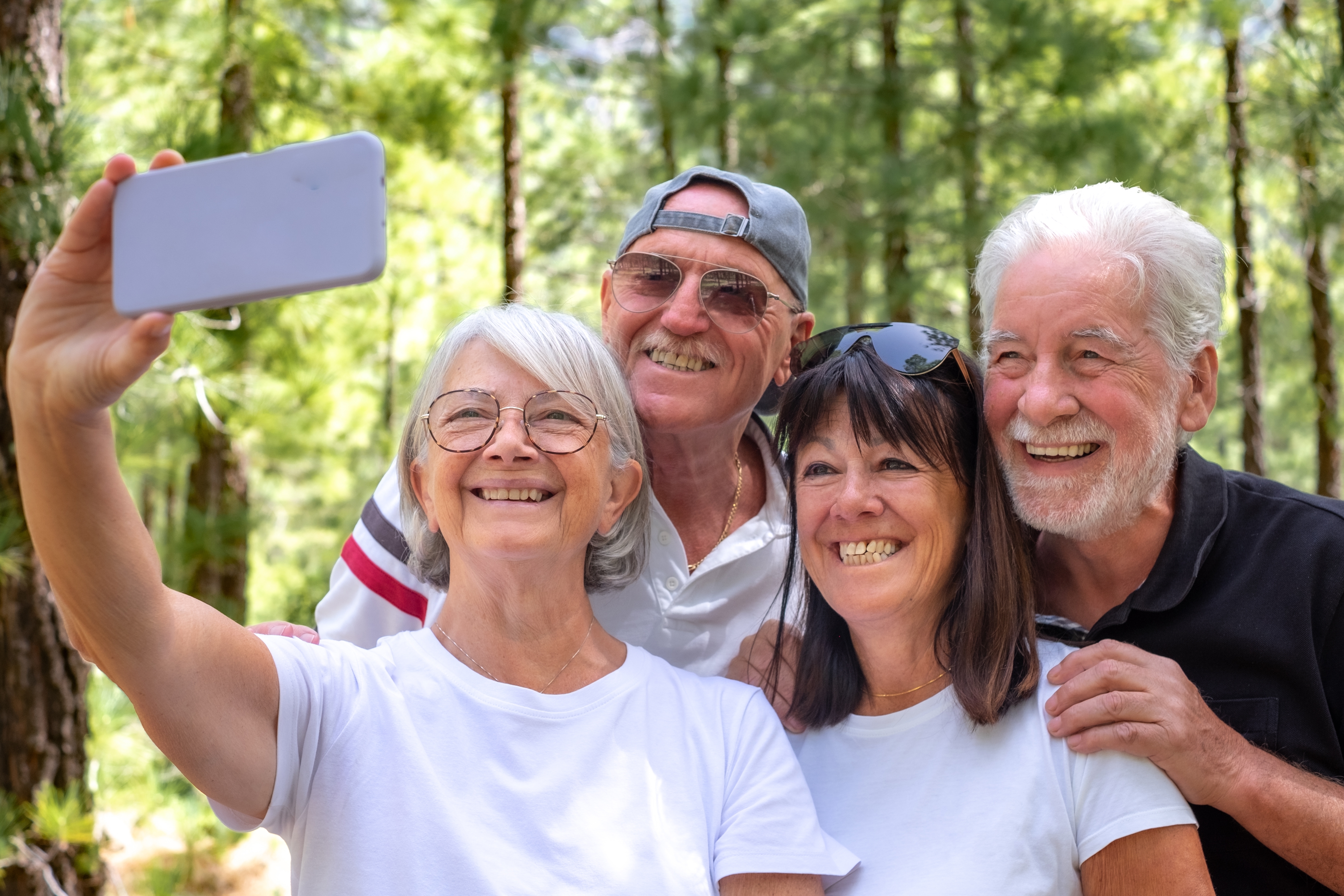 Group Elderly People Holiday